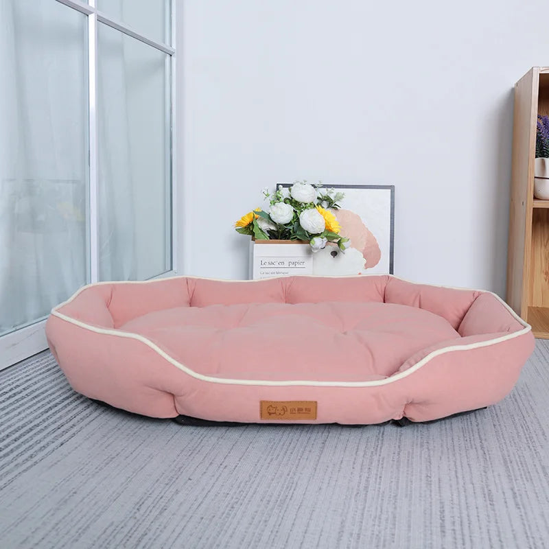 Pet Sofa Sleeping Bed Large Dog Bed House for Cats Big Space Dog Sofa Sleeping Mat Winter Warm Dog Cushion - CatebyPets