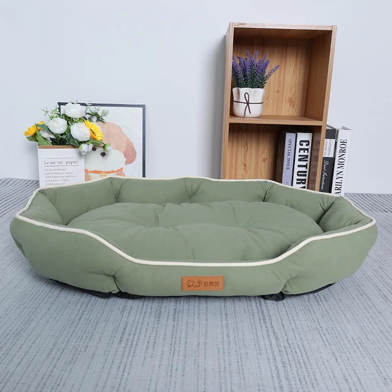 Pet Sofa Sleeping Bed Large Dog Bed House for Cats Big Space Dog Sofa Sleeping Mat Winter Warm Dog Cushion - CatebyPets