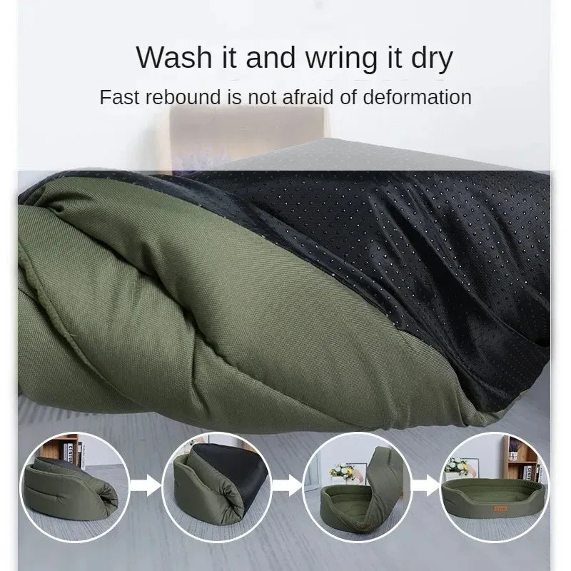 Dog Cushions Pet Sofa Beds Large Dogs Fluffy Blanket Accessories - CatebyPets