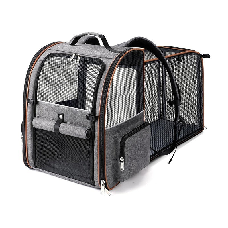 Petmate Supreme Large Carrier - Comfortable Travel Crate - CatebyPets