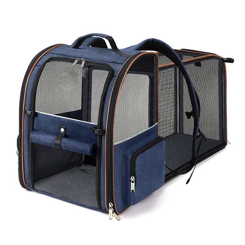 Petmate Supreme Large Carrier - Comfortable Travel Crate - CatebyPets