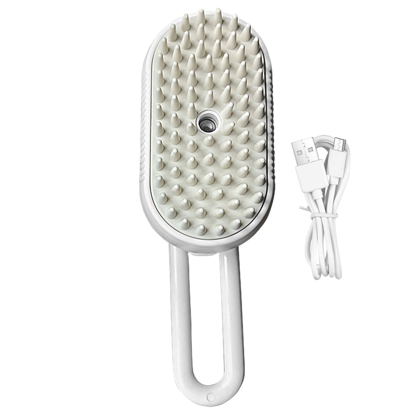 Electric Spray Massage Brush: Luxurious Dog Grooming Essential - CatebyPets