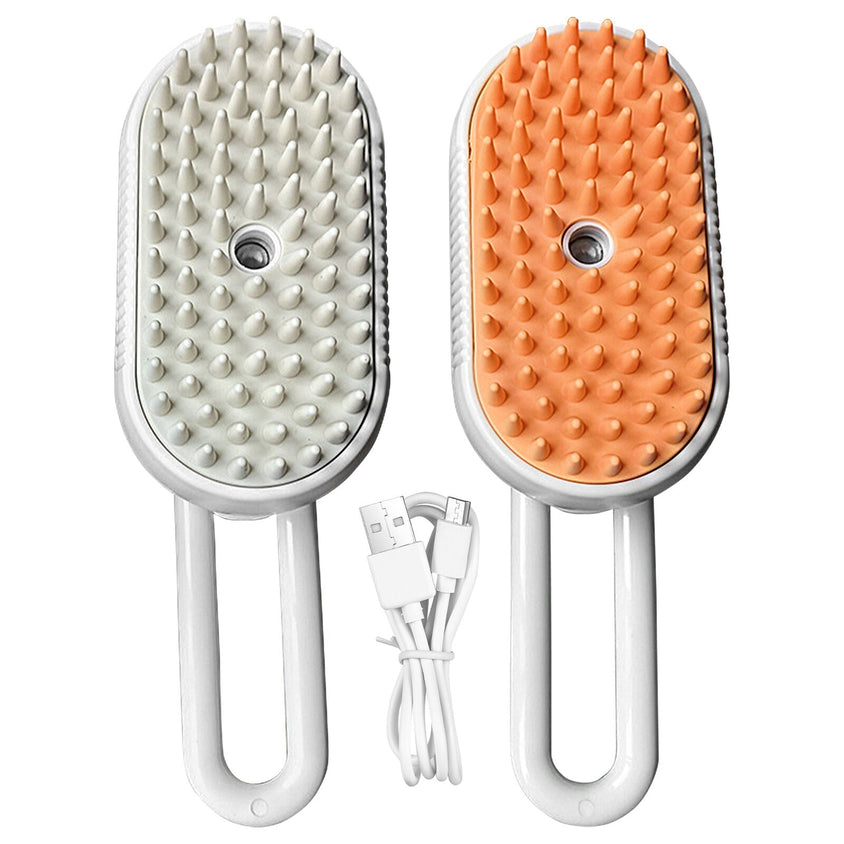 Electric Spray Massage Brush: Luxurious Dog Grooming Essential - CatebyPets