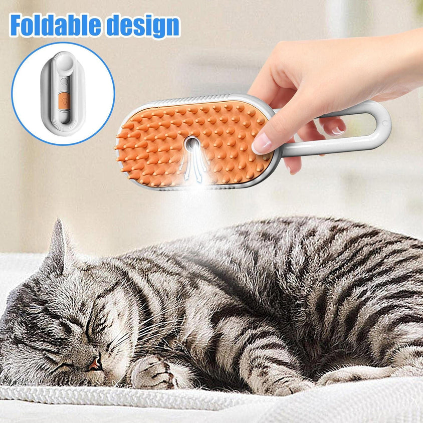 Electric Spray Massage Brush: Luxurious Dog Grooming Essential - CatebyPets