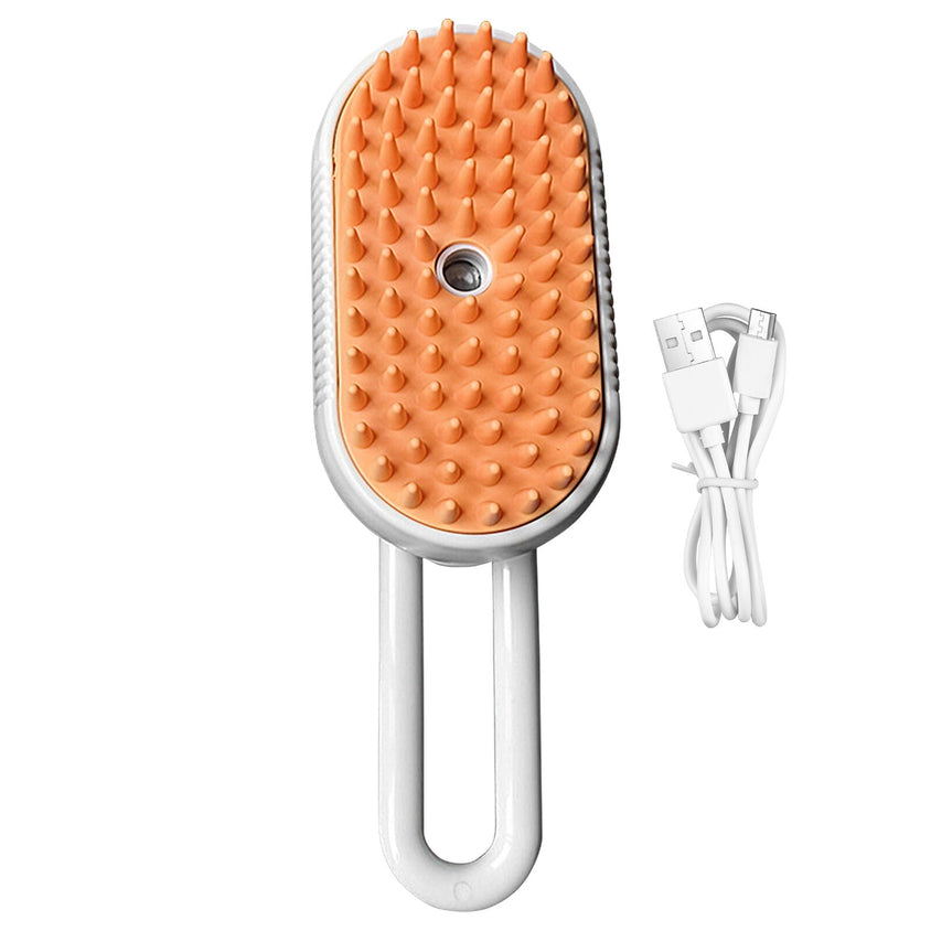 Electric Spray Massage Brush: Luxurious Dog Grooming Essential - CatebyPets
