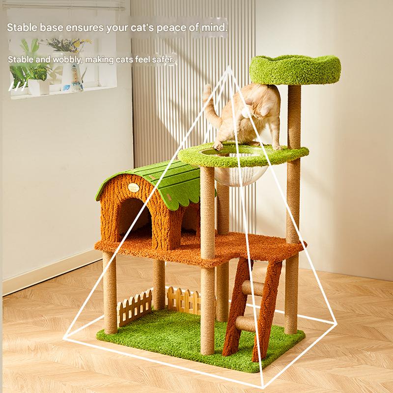 Multifunctional Home Pet Cat Tree – Stylish, Durable & Engaging - CatebyPets