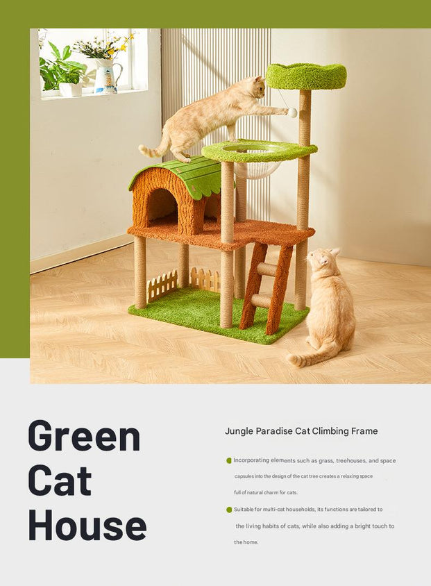 Multifunctional Home Pet Cat Tree – Stylish, Durable & Engaging - CatebyPets