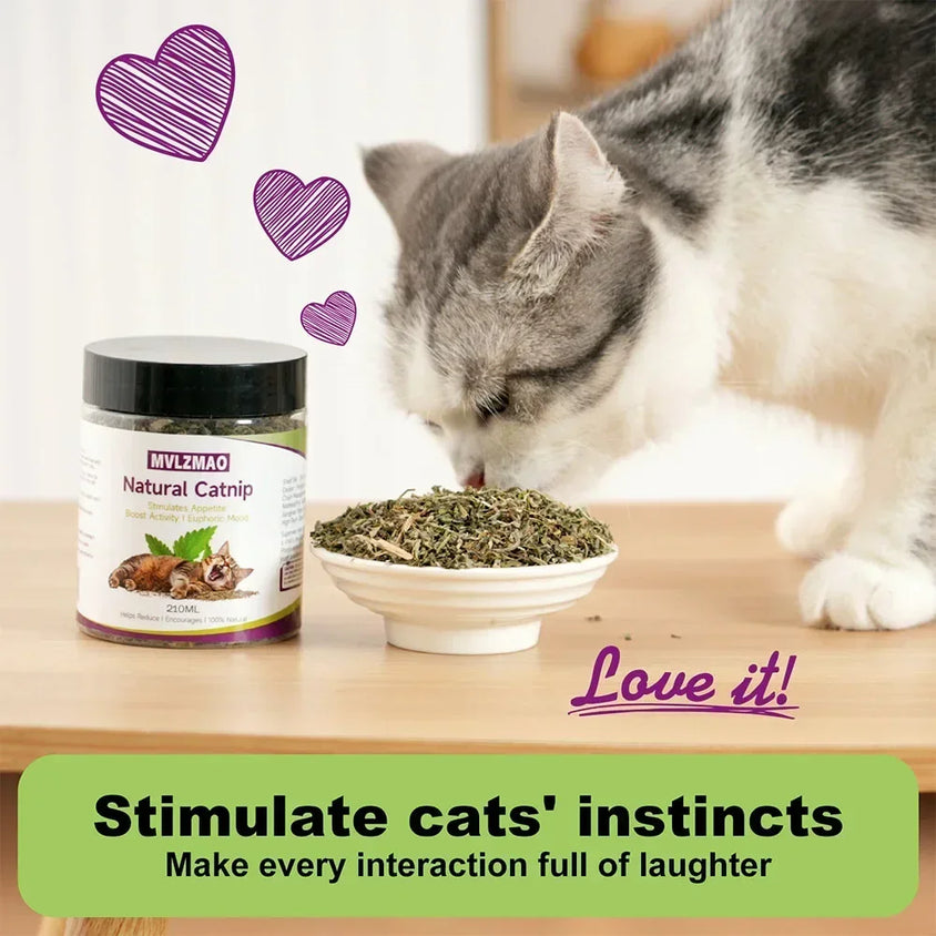 Cat Crack Catnip 100% Natural Safe & Non-Addictive Catnip Treats Used to Supplement Catnip Toys, Catnip Spray, & Cat Accessories - CatebyPets