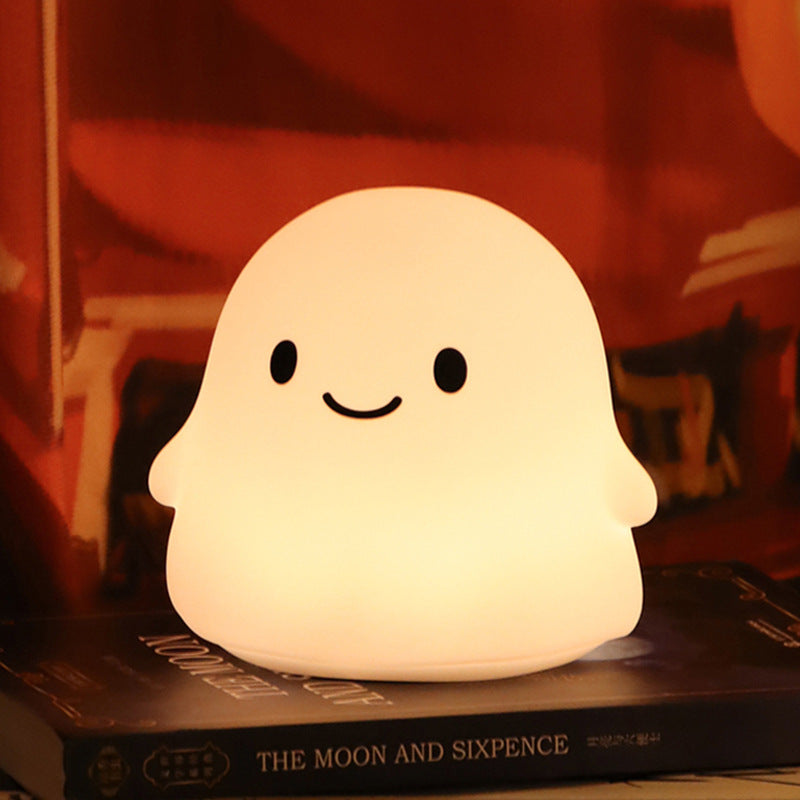 Cute Silicone Night Light for Kids Nursery | Squishy Animal LED Lamp (Capybara, Duck, Mushroom) | Rechargeable Touch Sensor Bedside Light - CatebyPets