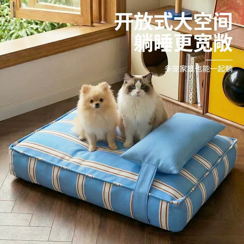 宠物窝垫可拆洗狗床狗沙发猫窝狗窝春夏透气小型犬比熊泰迪睡觉窝