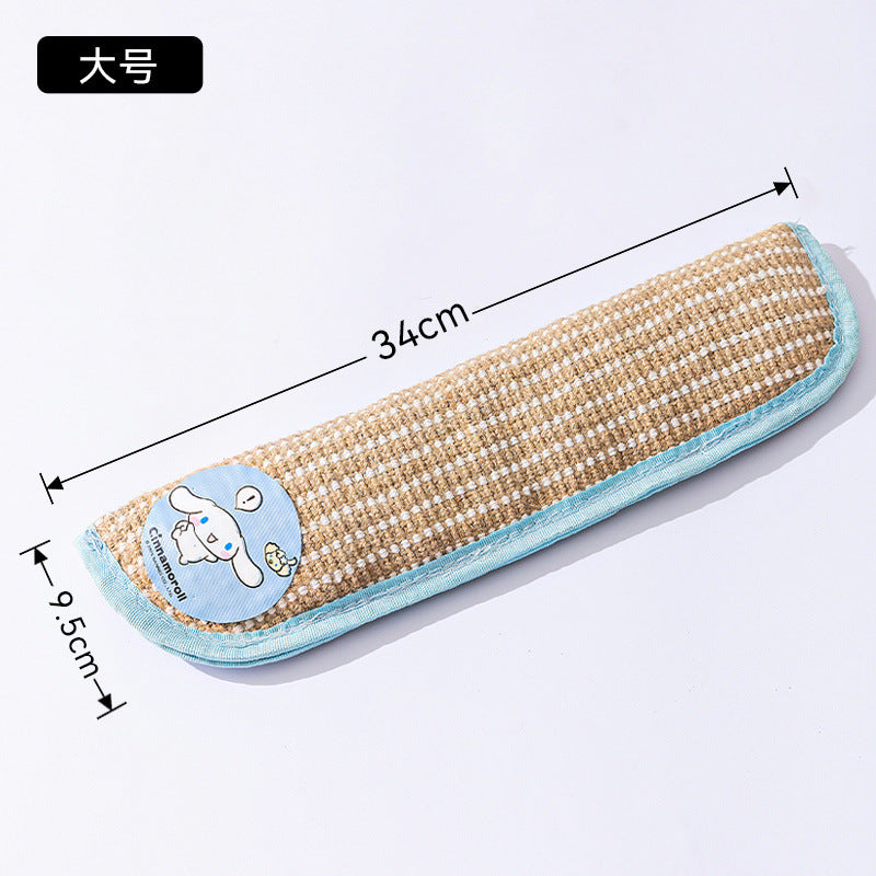 Solid wood sisal cat scratching board drawer nest, scratch-resistant and wear-resistant
