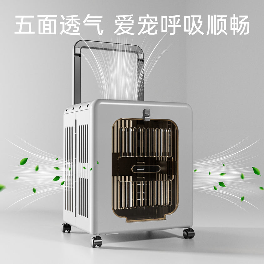 可折叠宠物拉杆箱猫咪外出便携猫箱透气航空箱狗狗宠物用品批发