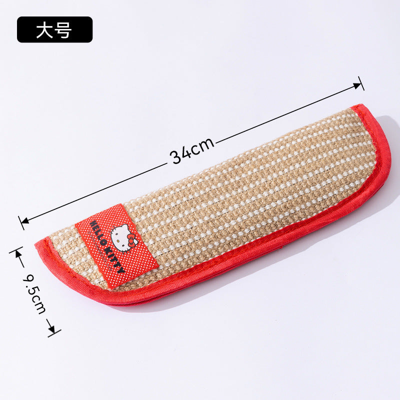 Solid wood sisal cat scratching board drawer nest, scratch-resistant and wear-resistant