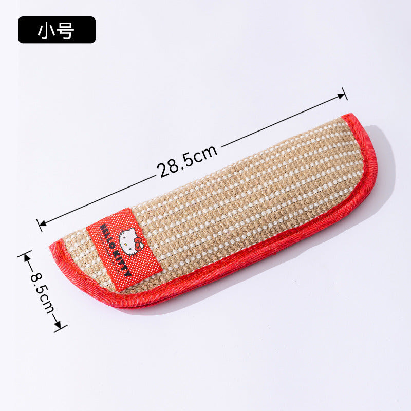 Solid wood sisal cat scratching board drawer nest, scratch-resistant and wear-resistant