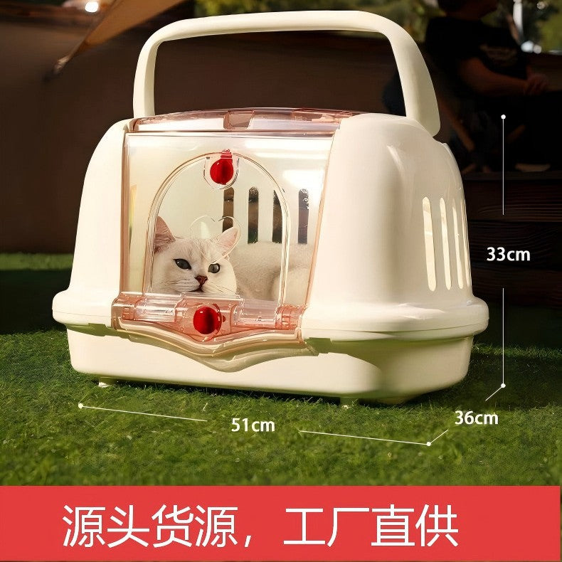 宠物航空箱兔兔猫咪狗狗笼子外出包狗笼猫包车载手提透气通用