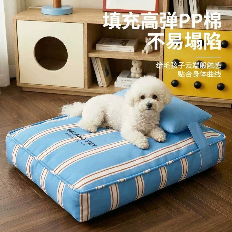 宠物窝垫可拆洗狗床狗沙发猫窝狗窝春夏透气小型犬比熊泰迪睡觉窝