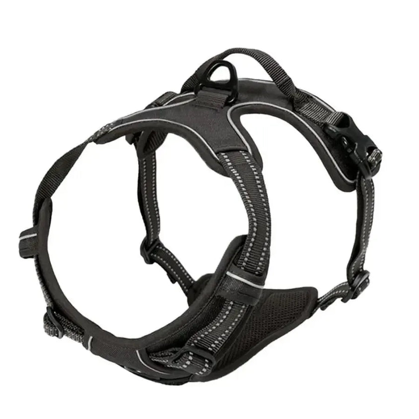 Dog Collars Harness Big Vests Leash Pet Shop Everything for Dogs Leather Puppy Accessories Medium Small Set - CatebyPets