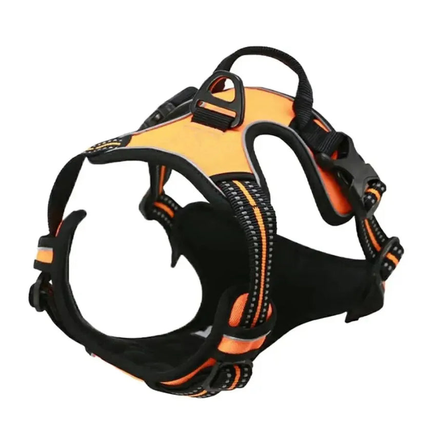 Dog Collars Harness Big Vests Leash Pet Shop Everything for Dogs Leather Puppy Accessories Medium Small Set - CatebyPets