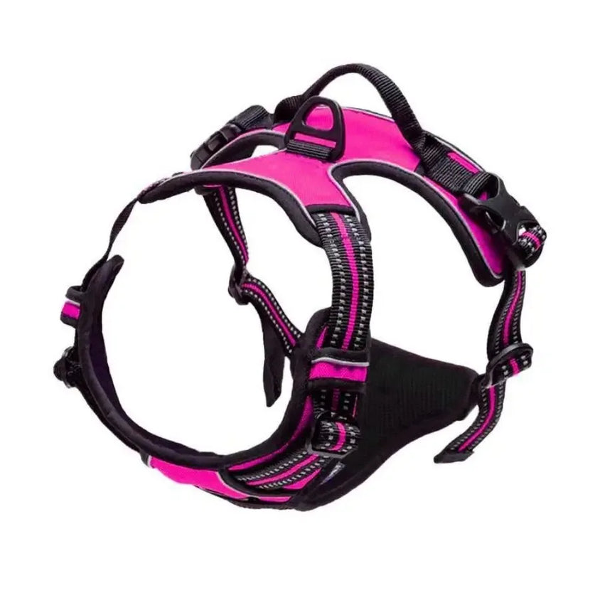 Dog Collars Harness Big Vests Leash Pet Shop Everything for Dogs Leather Puppy Accessories Medium Small Set - CatebyPets
