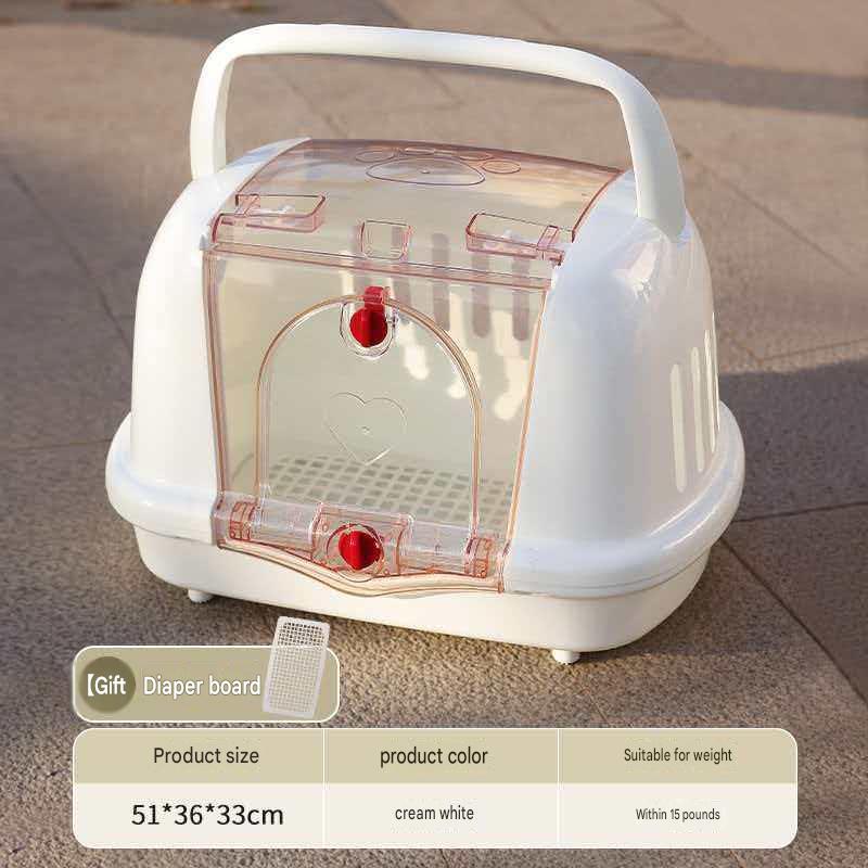 Pet Car Travel Carrier: Breathable Universal Car-Mounted Pet Carrier