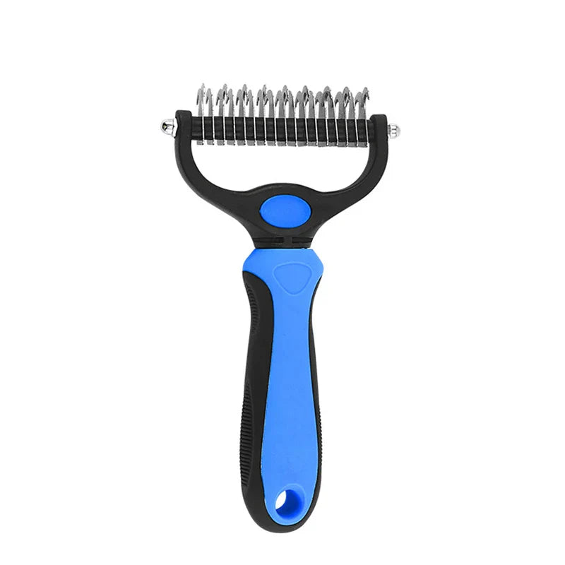 Professional Pet Deshedding Brush Grooming Shedding Supplies - CatebyPets