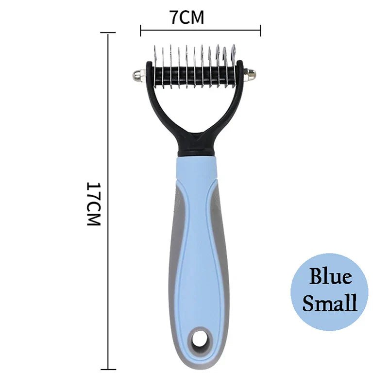 Professional Pet Deshedding Brush Grooming Shedding Supplies - CatebyPets