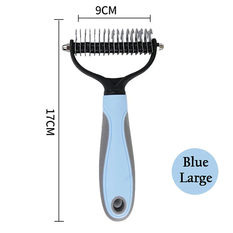 Professional Pet Deshedding Brush Grooming Shedding Supplies - CatebyPets