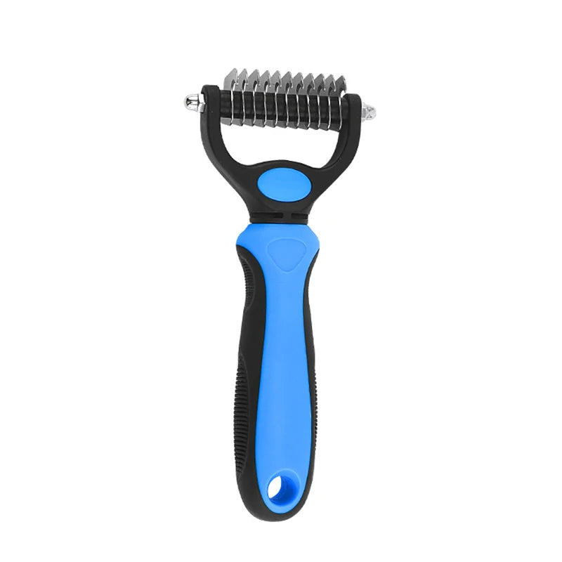 Professional Pet Deshedding Brush Grooming Shedding Supplies - CatebyPets