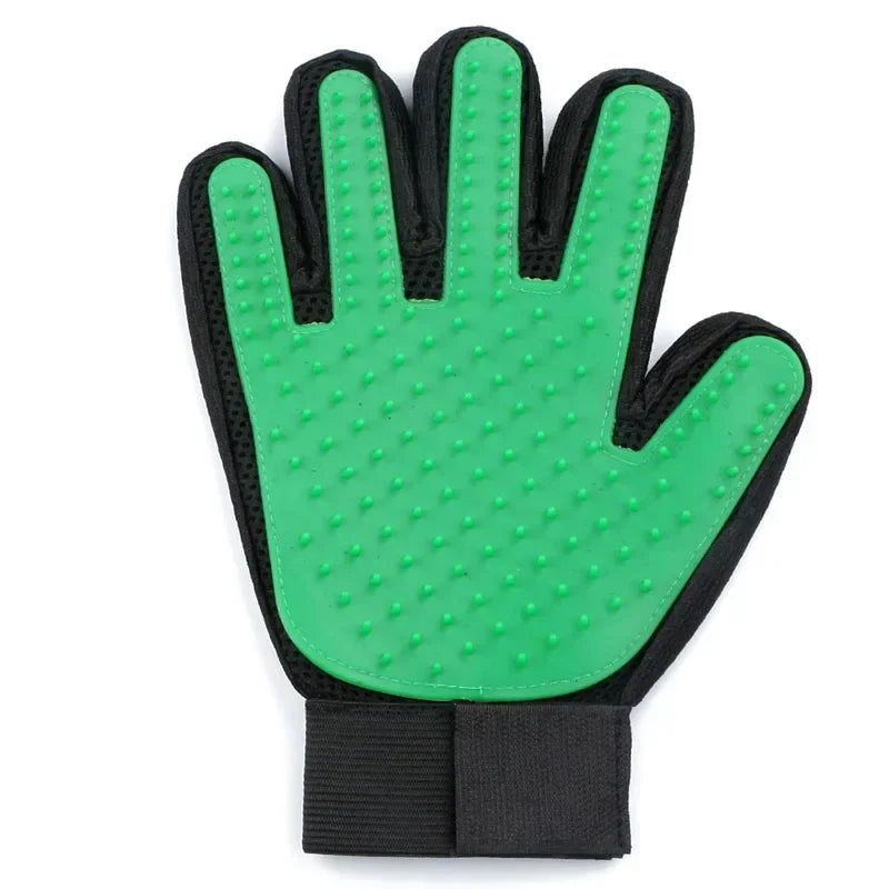 Silicone Pet Grooming Gloves Cats Hair Brush and Comb Gloves to Bathe Dogs Cleaning Hair Removal  for Dog Animal Use Supplies - CatebyPets