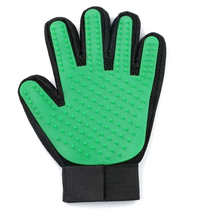 Silicone Pet Grooming Gloves Cats Hair Brush and Comb Gloves to Bathe Dogs Cleaning Hair Removal  for Dog Animal Use Supplies - CatebyPets