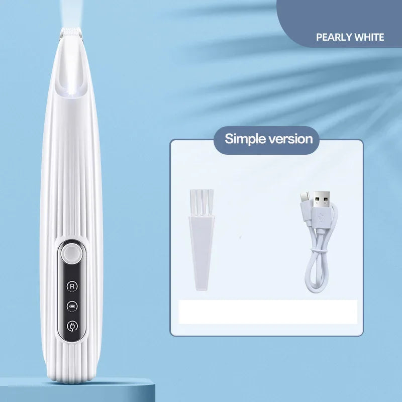 New Dog Paw Trimmer with LED Light Fully Waterproof Pet Hair Trimmer with LED Display Dog Clippers for Grooming 18mm Widen Blade - CatebyPets