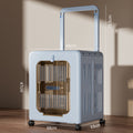  Breathable Pet Suitcase - Sky Blue