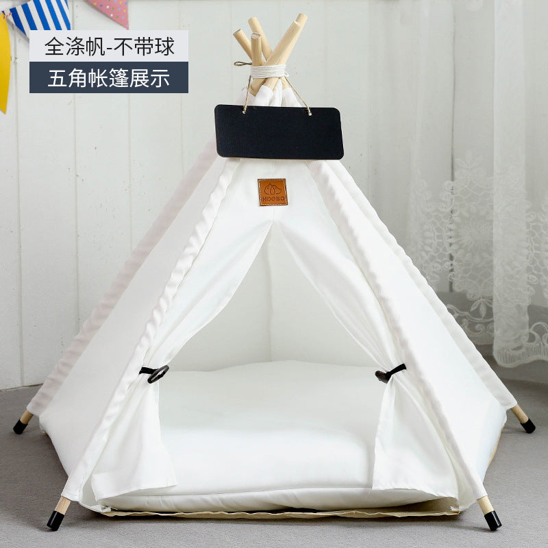 Cozy Dog in Dog Tent: Ultimate Semi-Enclosed Pet Retreat - CatebyPets
