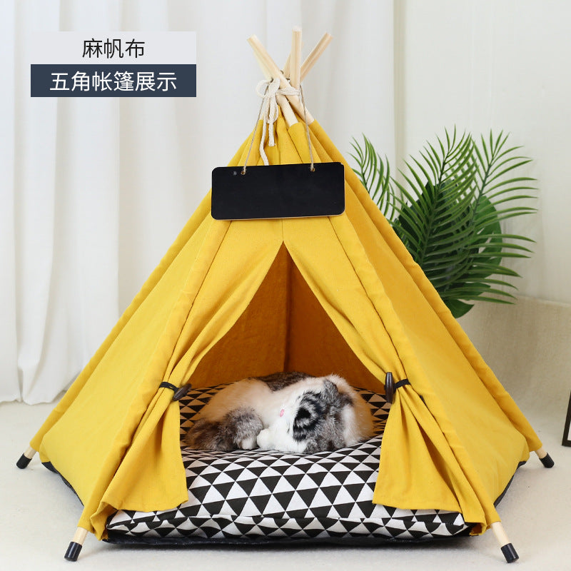 Cozy Dog in Dog Tent: Ultimate Semi-Enclosed Pet Retreat - CatebyPets