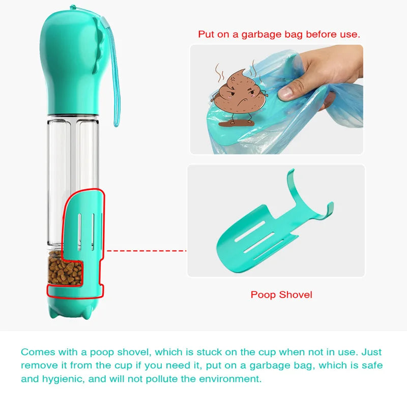 Dog of Dog | Cateby Portable Multifunction Pet Water Bottle - CatebyPets