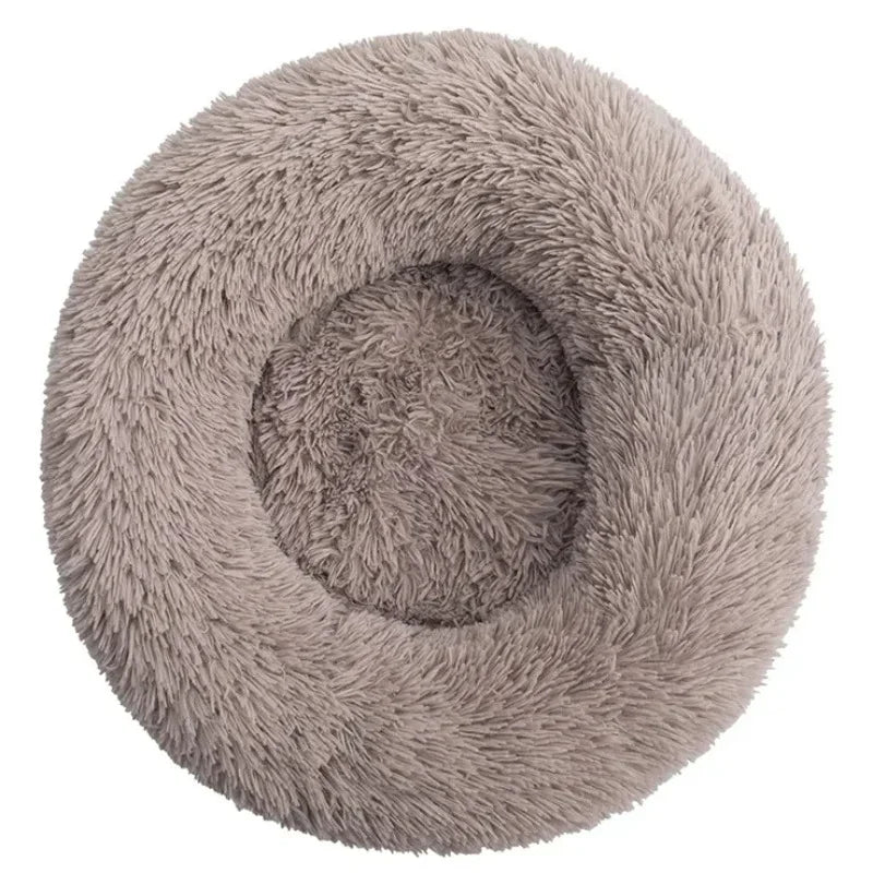 40-90cm 6 Sizes Round Pet Bed for Large Dog Bed Super Soft Cat Bed Plush Dog House for Medium Dog House Winter Warm Sleeping - CatebyPets