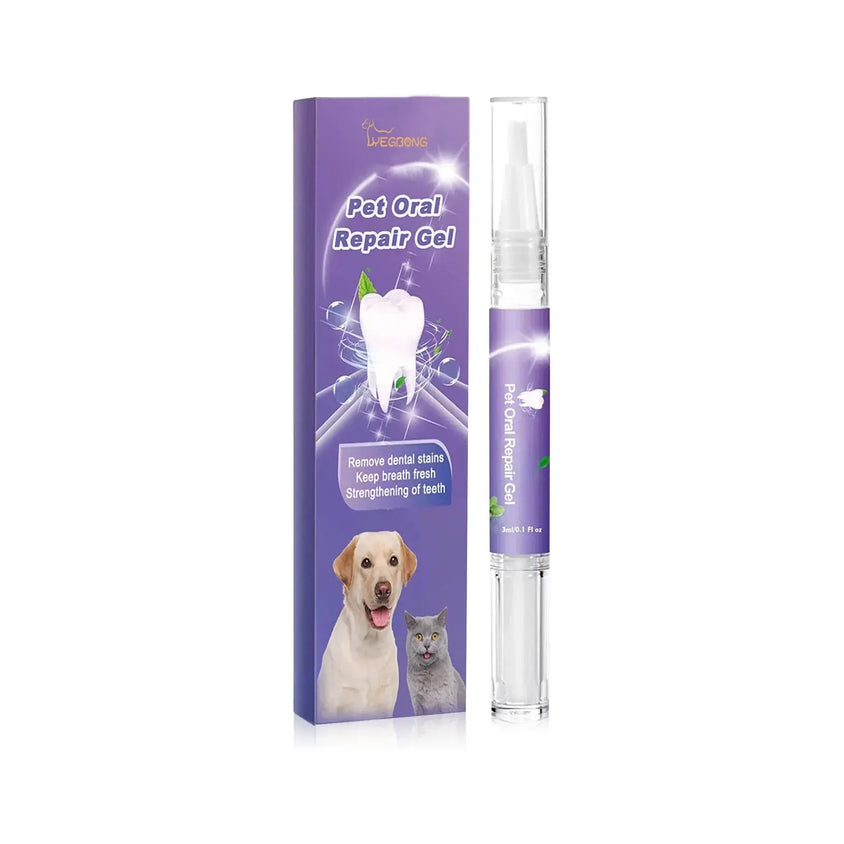 Dog Oral Cleaning Gel Tooth Stain Cleaner - CatebyPets