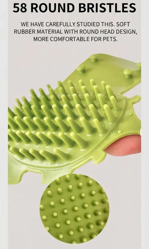 Self Cat Groomer Massage Hair Removal Comb With Scratch Pad Kit - CatebyPets