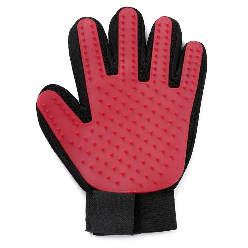 Silicone Pet Grooming Gloves Cats Hair Brush and Comb Gloves to Bathe Dogs Cleaning Hair Removal  for Dog Animal Use Supplies - CatebyPets