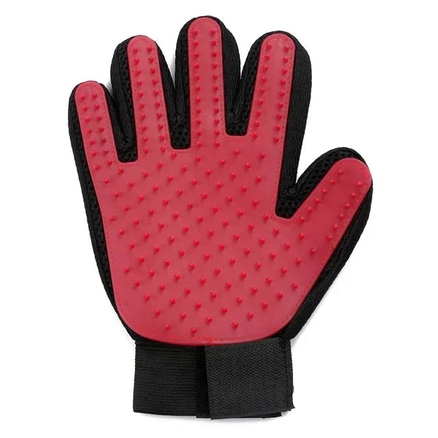 Silicone Pet Grooming Gloves Cats Hair Brush and Comb Gloves to Bathe Dogs Cleaning Hair Removal  for Dog Animal Use Supplies - CatebyPets