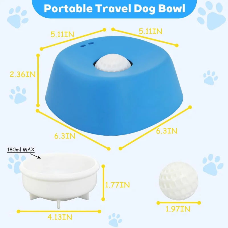 Cateby portable Anti-Choking Slow Feeder Dog Bowl - CatebyPets