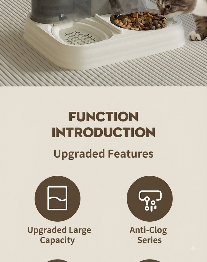 Smart Feeder Cat: Automatic Cat & Dog Feeder And Water Dispenser - CatebyPets