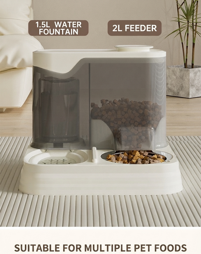 Smart Feeder Cat: Automatic Cat & Dog Feeder And Water Dispenser - CatebyPets