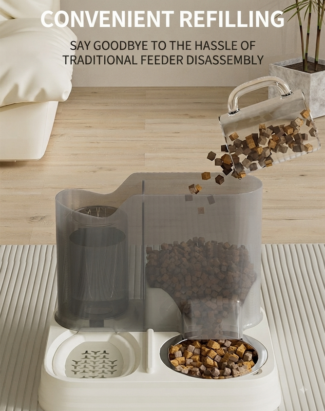 Smart Feeder Cat: Automatic Cat & Dog Feeder And Water Dispenser - CatebyPets