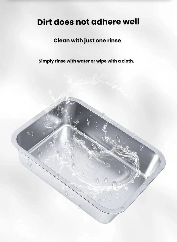Extra Large Stainless Steel Pet Litter Box - Top Pet Store Choice - CatebyPets