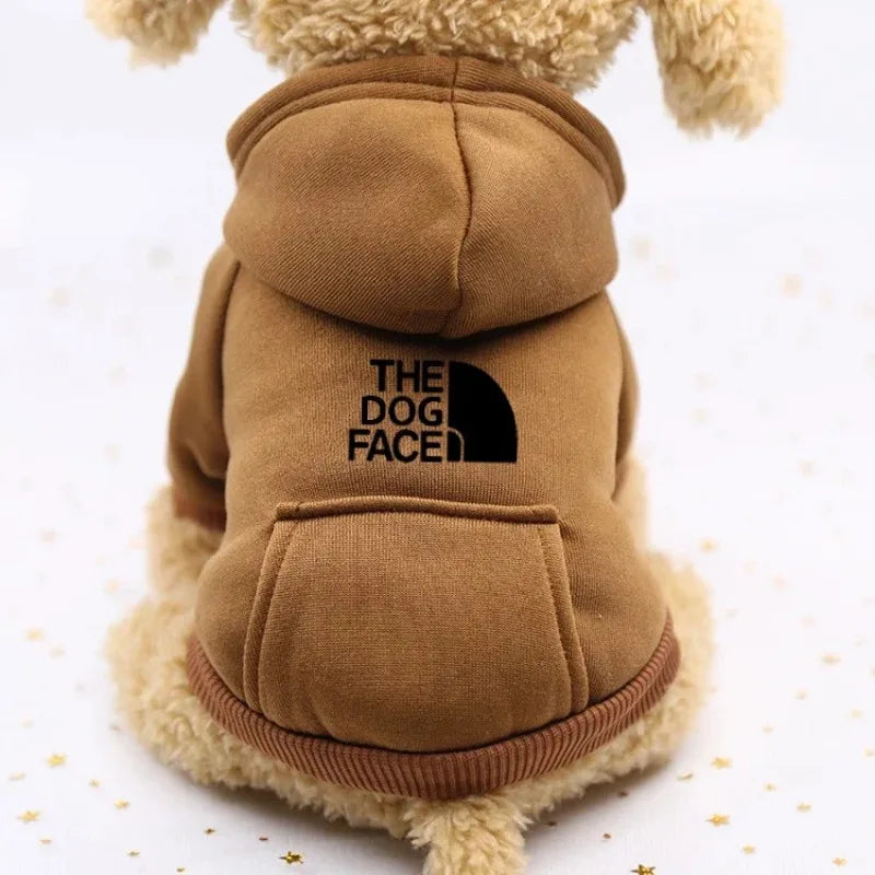 Autumn and winter sweater cowboy pocket two-legged clothes sports wind pet clothes dog cat pet clothes supplies - CatebyPets