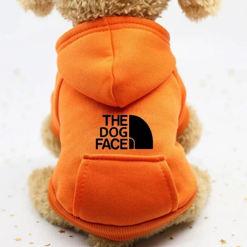 Autumn and winter sweater cowboy pocket two-legged clothes sports wind pet clothes dog cat pet clothes supplies - CatebyPets