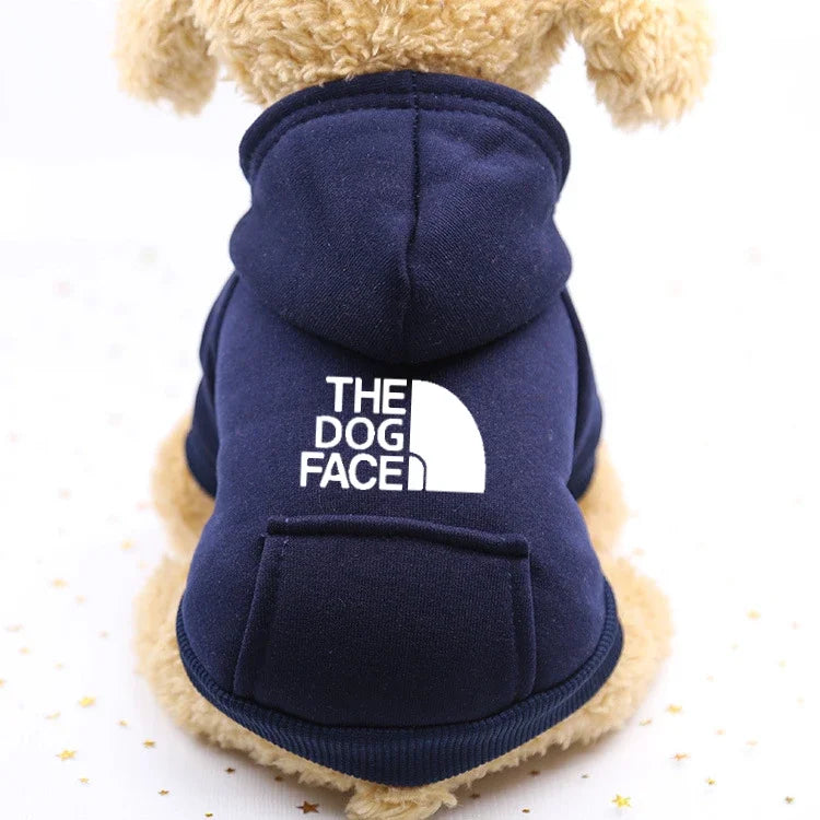 Autumn and winter sweater cowboy pocket two-legged clothes sports wind pet clothes dog cat pet clothes supplies - CatebyPets