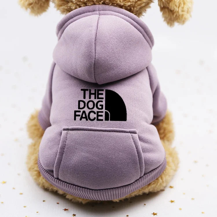 Autumn and winter sweater cowboy pocket two-legged clothes sports wind pet clothes dog cat pet clothes supplies - CatebyPets