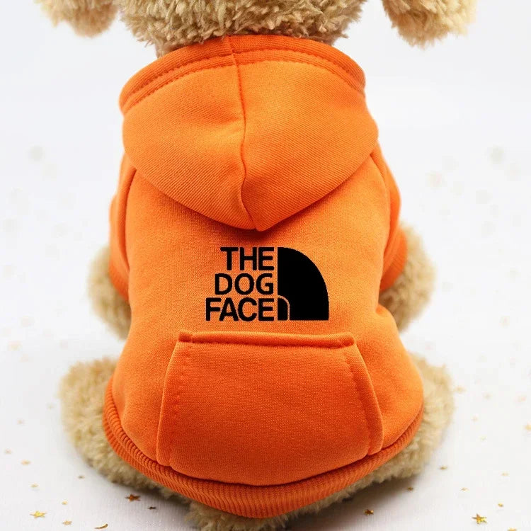 Autumn and winter sweater cowboy pocket two-legged clothes sports wind pet clothes dog cat pet clothes supplies - CatebyPets